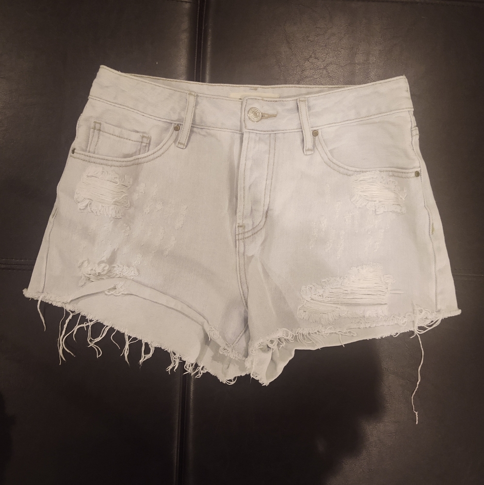 Pacsun Mid-Rise Distressed Denim Shorts